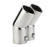 Rear Tailpipe For VW For Golf 4 For Bora For Jetta Double-tube Exhaust Tail Pipe Dual Pipes Exhaust Tail Pipes Muffler Tips Car Exhaust Tailpipe