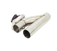 Rear Tailpipe Stainless Steel Y Pipe Single Valve Electric Exhaust E-Cutout ON/OFF Valve With Remote Or Switch Controller Car Exhaust Tailpipe(2.25inch TYPE3)