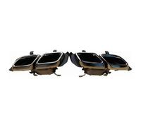 Rear Tip Tail Throat For Cadillac CT5 2020-2022 Stainless Steel Car Rear Exhaust Pipe Muffler Tip Black Silver