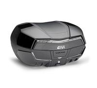 Rear Top Case Givi 58L Maxia 5 with Transparent Reflectors, Monokey, Black