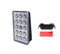 Rear Trailer Lights SUV Moto 12V 15led Led Brake Pilot Lights Style Rear Flash Warning Reverse Stop Safety Signal Lamps(1 piece white)