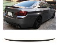 Rear Trunk Boot Spoiler Gloss Black Fits BMW 5 F10 High Kick Performance Style