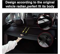 Rear Trunk Cargo Cover For Ford Explorer 2020-2022, Retractable Luggage Rack Waterproof Privacy Protector Cargo Cover Luggage Cargo Cover