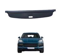 Rear Trunk Cargo Cover for Porsche Cayenne 2003-2009, Luggage Shade Shield Cargo Security Cover Curtain Privacy Protective Car Accessories,Leather