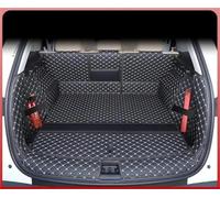 Rear Trunk Cargo Mat For BYD For Song For Pro 2024 2025 Accessories Full Coverage Leather Trunk Mat Boot Liner Tray Waterproof Mud Protector Carpet Floor Mats Boot Liner(Full Black Beige)