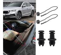 Rear Trunk Cord Compatible With Skoda For Kamiq NW4 2019-2021 Rear Parcel Rack Rope Clamp Holder Pivot With Hook OEM: Z5867769 5E5863634 6V6863634 3T5867769 3V5863634(2Pcs String)