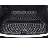 Rear Trunk Floor Mat Compatible With Lincoln For Nautilus 2019 2020 Car Trunk Mat Accessories Interior Boot Floor Protector Guard Tray Vehicle Carpet Accessories(Black Beige)