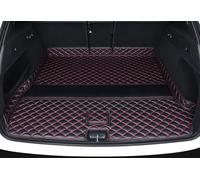 Rear Trunk Floor Mat Compatible With Lincoln For Nautilus 2019 2020 Car Trunk Mat Accessories Interior Boot Floor Protector Guard Tray Vehicle Carpet Accessories(Black Red)