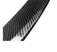 Rear Trunk Lid Car Spoiler for 2019-2023 Compatible with Toyota Asia Dragon Glossy Black ABS Plastic Material Accessories Parts(Carbon Fiber Look)