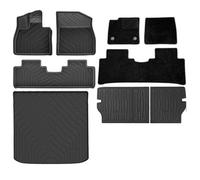 Rear Trunk Liner Protector Mat Protector TPE Floor Mats And Liner All Weather Liners Trunk Mat Only For BYD Seal U Sealion 6 Song Plus DMI 2021 2025(9PCS Full Set)