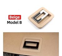 Rear Trunk Luggage Mat Tail Cover Floor Carpet Handle Latch Button Compatible With 7P5 2011-2016 Models Fits Part Numbers 95855111500 95855111500(B Beige Metal)