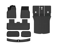 Rear Trunk Mats For Tesla For Model For Y For Juniper 2025+ Waterproof Non-Slip TPE Floor Mats All-Season Car Accessories Boot Mat Liner(Whole set mats)