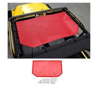 Rear Trunk Parcel For Jeep For Wrangler TJ 1997-2005 2006 Car Trunk Roof Anti UV Sun Protect Heat Insulation Net Accessories Car Top Sunshade Cover Parcel Shelf(B)