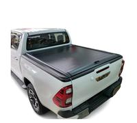 Rear Trunk Parcel For Toyota For Hilux For Revo For Rocco 2015-2021 2022 2023 Waterproof Outdoor Manual Roller Shutter Double Cabs Tonneau Cover Parcel Shelf
