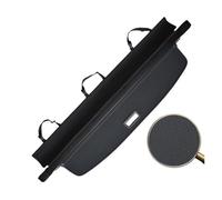 Rear Trunk Parcel For VW For Touareg 2011-2014 2015 2016 2017 Luggage Shades Shield Curtain Mat Retractable Anti-peeping Car Rear Trunk Cargo Cover Parcel Shelf(Canvas with curtain)