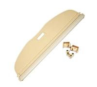 Rear Trunk Parcel Shelf Car Rear Trunk Cargo Cover For Chevy For Trax For T-rax 2013-2023 Shield Shade Curtain Partition Board Privacy Blinds Retractable Cargo Cover(Beige)