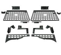 Rear Trunk Parcel Shelf For Jeep For Wrangler For JK 2-Door 2007-2017 Panel Side Window Shelf Rear Trunk Storage Box Cargo Organizer Tray 1Set Parcel Shelf