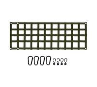 Rear Trunk Parcel Shelf Truck Tailgate Net 60''x18'' Heavy Duty Tailgate Cargo Net Suitable For Motorcycle Van SUV Car Truck Trailer Boat Luggage Cover(Blackish Green)