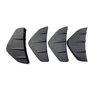 Rear Trunk Roof Lip Spoiler For BMW For Mini Cooper S R56 R60 R61 F54 E90 Universal Rear Bumper Diffuser Fin Spoiler Lip 4 Wing Splitter 4PCS/set(Black)