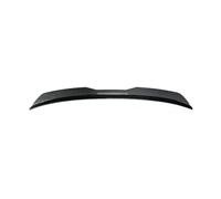 Rear Trunk Roof Spoiler Tail Car Rear Trunk Lid Spoiler Wings ABS Material Motion Ducktail Wing With Adhesive Tape Modified Parts(Carbon Fiber Texture)