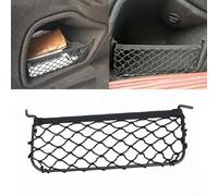 Rear Trunk Side Pocket Cargo Net for A4L B8 2017 2018 Left Side, Heavy Duty Nylon Mesh Luggage Storage Organizer, Black Car Interior Accessory