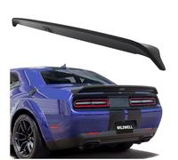 Rear Trunk Spoiler for 2008-2024 Dodge Challenger Rear Spoiler with Camera Hole, Challenger Trunk Lid Wing Hellcat Redeye Style Matte Black