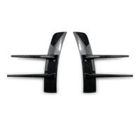 Rear Trunk Spoiler For BMW For Benz 2Pcs Universal Front Bumper Fender Air Intake Flow Canard Splitter Decorative Cover Accessories(Carbon)
