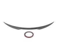 Rear Trunk Spoiler QV Style ABS Plastic Aerodynamic Tail Trunk Lip Molding Trim for Alfa Romeo Giulia 2015 to UP (Carbon Fiber Style)