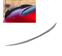 Rear Trunk Spoiler, QV Style Carbon Fiber Pattern ABS Plastic Lip Spoiler, Aerodynamic Rear Wing Molding Trim for Giulia 2015 to UP, Easy Installation Upgrade,Carbon Fiber Style