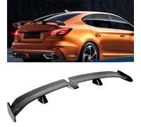Rear Trunk Spoiler Wing, Compatible with Benz C-Class W205 C350 eL 2016-2017, Car Trunk Spoiler Lip Kit Tail Fin Refit Spoiler Car Accessories, B Carbon Fiber Style