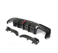 Rear Trunk Spoiler Wing For BMW 4 Series G22 G23 M440i SQ Car Tuning 2020 2021Up For FRP 3Pcs Real Carbon Fiber Rear Diffuser Bumper Lip Splitter Spoiler(Glossy black)