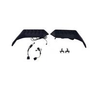 Rear Trunk Spoiler Wing For Jeep For Wrangler JK JL 2007-2023 Car Rear Roof Light Spoiler Tail Side Splitter Car Spoiler Wing(A)