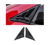 Rear Trunk Wing ABS Rear Quarter Panel Window Side Louvers Carbon Fiber Color Vent Decal Cover For Civic For Type R Hatchback 2020 2021(Rear right)