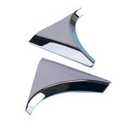 Rear Trunk Wing For N&issan For Qashqai J11 2014 2015 2016 2017 2018 Car ABS Chrome 2Pcs Rear Window Tailgate Spoiler Trims Cover