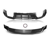 Rear Trunk Wing For S3 A3 Sport 2017-2020 Rear Trunk Spoiler Car Bumper Diffuser Exhaust Lip Lid Roof Wing(Carbon Look)