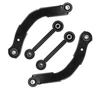 Rear Upper Lateral Arms + Rear Lower Rearward Lateral Toe Arms for Dodge Caliber 07-12, Jeep Compass (MK) & Patriot (MK) 07-17 Suspension Kit - 4pc Set