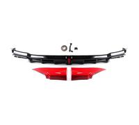 Rear Valance Bumper Rear Bumper Diffuser Lip With LED Brake Light For Civic 11th 2022-2025 Tail Boot Side Spoiler Splitter Corner Cover(Tension Red)