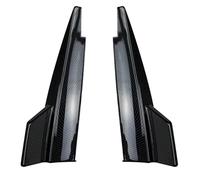 Rear Valance Diffuser Spoiler Splitter For Benz For CLA Class C117 W117 For AMG For CLA45 2013-2019 Rear Bumper Diffuser Splitter Canard Spoiler(Carbon Look)