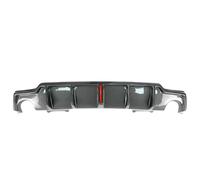 Rear Valance Diffuser Spoiler Splitter For Lexus IS250 IS300 IS350 2006-2012 Rear Bumper Diffuser With Pilot Led Light Tail Lip Spoiler Splitter Car Auto Accessory(Carbon Fiber Look)