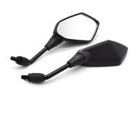 Rear View 1 Pair Motorcycle Rear View Mirrors For MSX 125 CB650R CB125R XADV X ADV 750 X11 ST1300 10mm 8mm Back Side Convex Mirror Mirrors(ABS Plastic Black)
