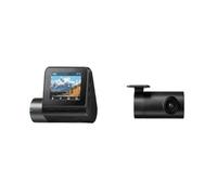 Rear View Backup Camera Global For 70mai Dash Cam A200 Dual-channel Record 1080P HDR 2'' IPS Screen Car DVR WIFI APP 130° FOV(A200-1 Front Rear,64GB TF Card)