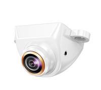 Rear View Camera 170° AHD1080P Car Front/Rear View Camera 360° Adjustable Fisheye Golden Lens Full HD Night Vision Waterproof Cameras Reversing Camera(White-CVBS-AHD720P)