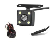 Rear View Camera 170 Degree Wide Angle Auto Parking Cameras Connecting Dash Cam 4pin 4led Rear View Camera Car Reverse Reversing Camera Kit(Add 6 rice noodle)
