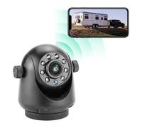 Rear View Camera 5G WiFi Magnetic Hitch Wireless Rear View Camera Night For Vision Rechargeable For Trailer RV Truck