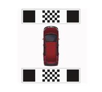 Rear View Camera Backup Car Mats 2D 3D Cloth Blanket For 360 Camera Automotive Calibrate Fabric Manual Automatic Splicing Debugging High Precision