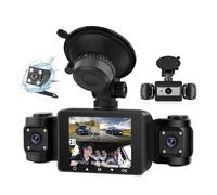 Rear View Camera Backup Dash Cam For Car Front Inside Rear View Camera 2.4 Inch Screen 4-View Camera 1080P DVR Camera Video Recorder