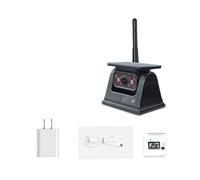 Rear View Camera Backup Wireless WiFi Solar Backup Camera Magnetic BaseAI Blind Spot Alarm Backup For Android Bus Van Truck RV Front Rear View