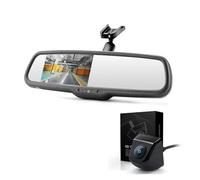 Rear View Camera Backup With Special Car Bracket HD Reversing Rearview Mirror Car 4.3-inch AHD Rearview Mirror TFT LCD Display