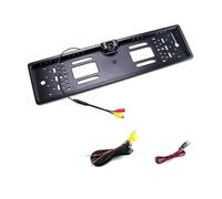 Rear View Camera Car Plate Camera Rear View Wireless EU European License Frame Waterproof Night Vision Reverse Backup 8 LED Camera Backup Camera(Wire 8 LED CAM)