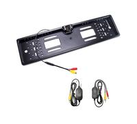 Rear View Camera Car Plate Camera Rear View Wireless EU European License Frame Waterproof Night Vision Reverse Backup 8 LED Camera Backup Camera(Wireless 8 IR CAM)